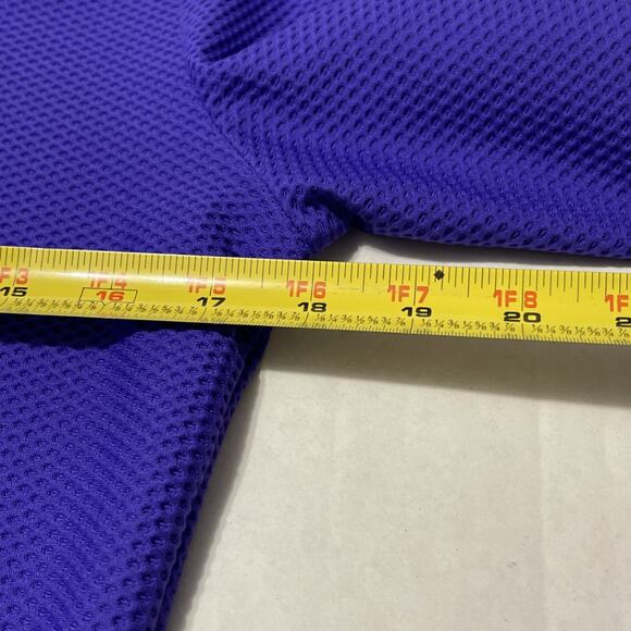 Lauren Ralph Lauren Active Top Womens L Purple Pullover Quarter Zip - Picture 7 of 8